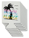 Beach Please - Summer Colors with Palm Trees Can / Bottle Insulator Coolers-Can Coolie-TooLoud-6-Davson Sales