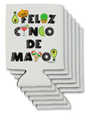 Feliz Cinco de Mayo - Fiesta Icons Can / Bottle Insulator Coolers by TooLoud-Can Coolie-TooLoud-6-Davson Sales