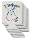 I Believe in Unicorns Can / Bottle Insulator Coolers-Can Coolie-TooLoud-6 Pieces-Davson Sales