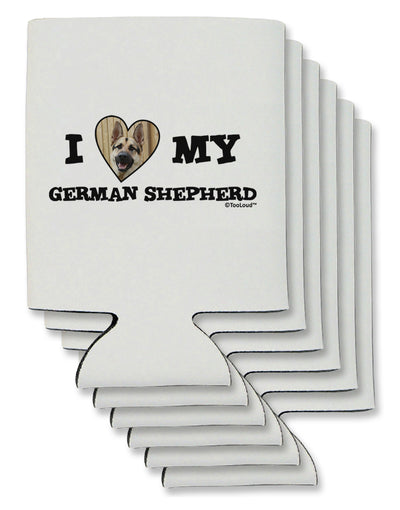 I Heart My German Shepherd Can / Bottle Insulator Coolers-Can Coolie-TooLoud-6-Davson Sales