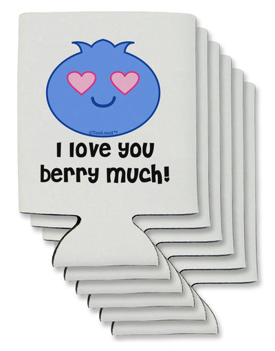 I Love You Berry Much Can / Bottle Insulator Coolers by TooLoud-Can Coolie-TooLoud-6-Davson Sales