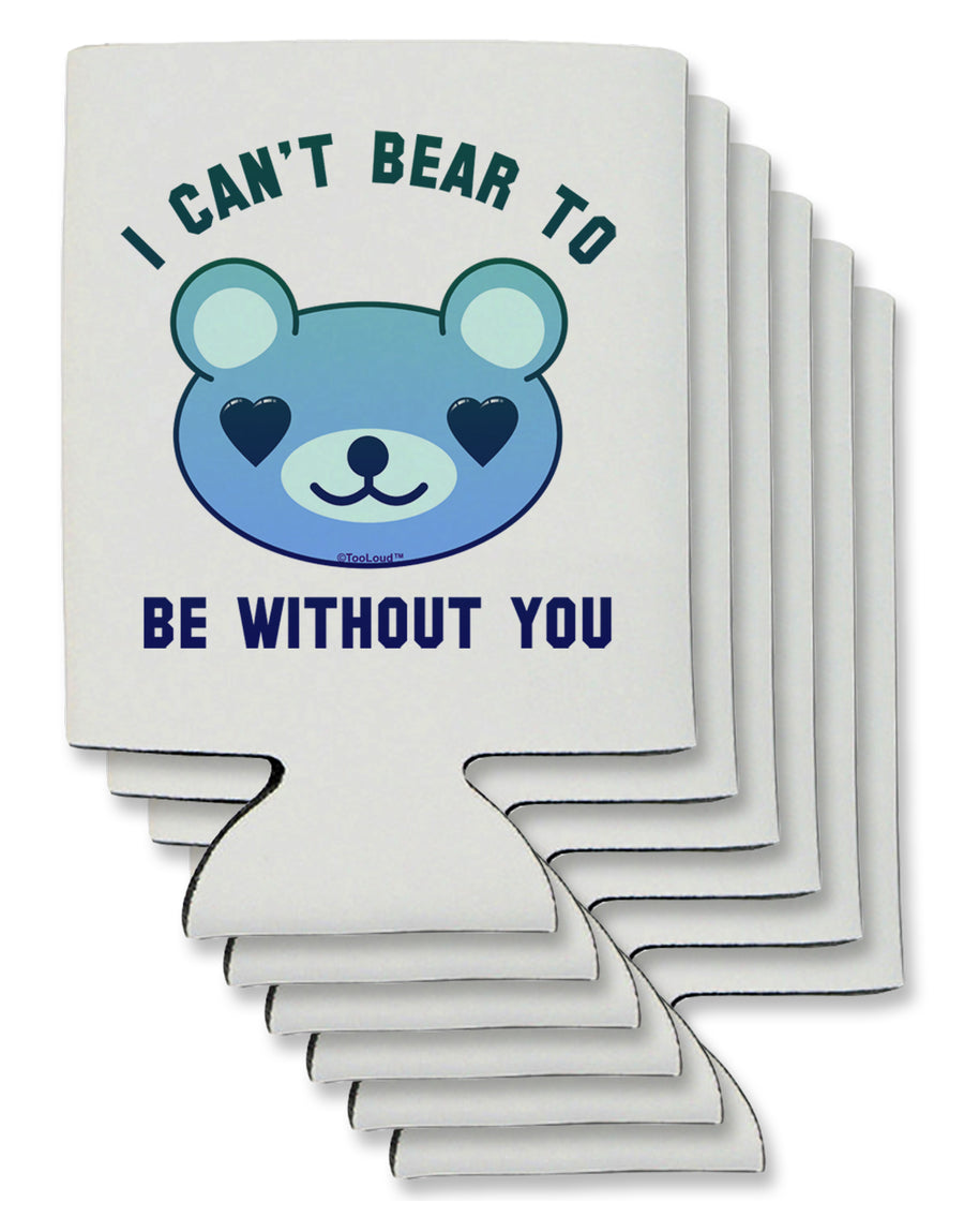 I Can't Bear to be Without You Blue Can / Bottle Insulator Coolers by TooLoud-Can Coolie-TooLoud-1-Davson Sales