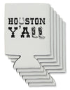 Houston Y'all - Boots - Texas Pride Can / Bottle Insulator Coolers by TooLoud-Can Coolie-TooLoud-6-Davson Sales
