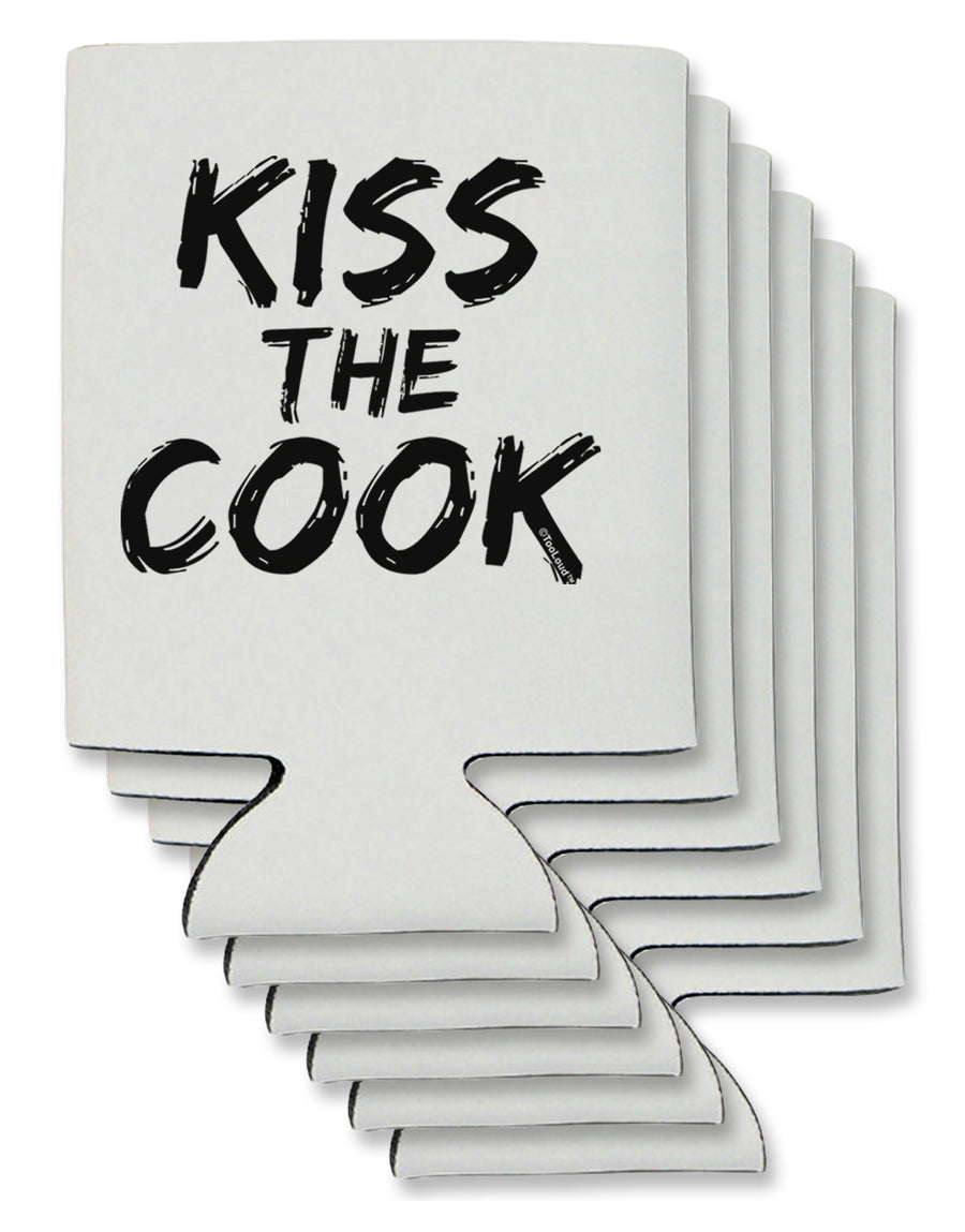 Kiss the Cook Grill Master 2 - Text Can / Bottle Insulator Coolers by TooLoud-Can Coolie-TooLoud-1-Davson Sales