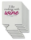 I Like Cooking With Wine Can / Bottle Insulator Coolers by TooLoud-Can Coolie-TooLoud-6-Davson Sales