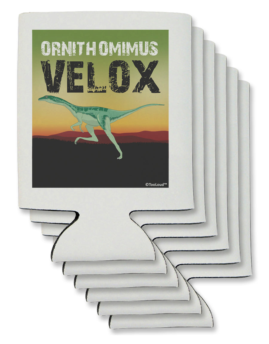 Ornithomimus Velox - With Name Can / Bottle Insulator Coolers by TooLoud-Can Coolie-TooLoud-1-Davson Sales