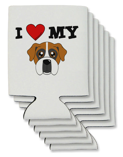 I Heart My - Cute Boxer Dog Can / Bottle Insulator Coolers by TooLoud-Can Coolie-TooLoud-6-Davson Sales