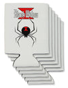 Black Widow Spider Design - Logo Can / Bottle Insulator Coolers-Can Coolie-TooLoud-6-Davson Sales