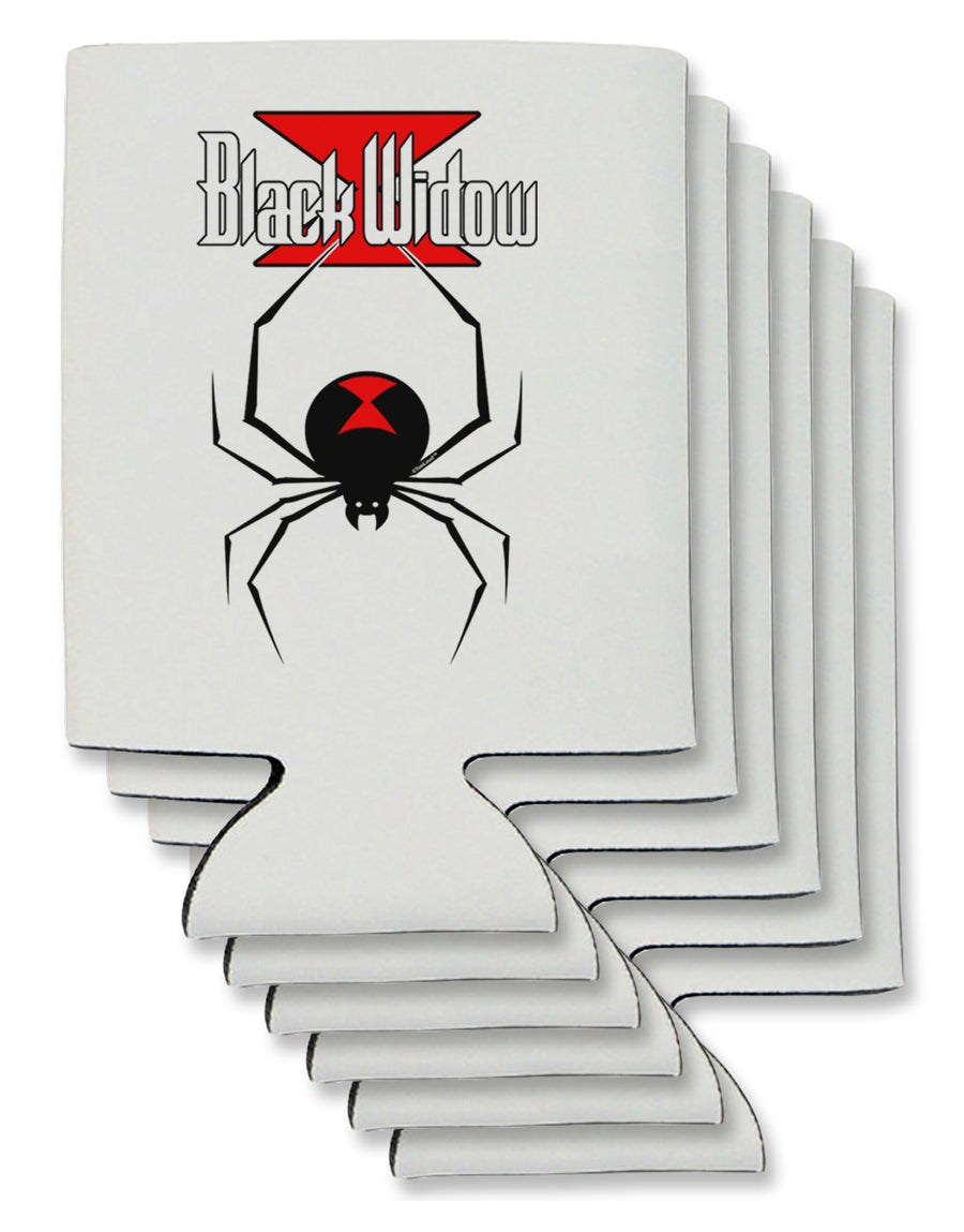 Black Widow Spider Design - Logo Can / Bottle Insulator Coolers-Can Coolie-TooLoud-1-Davson Sales