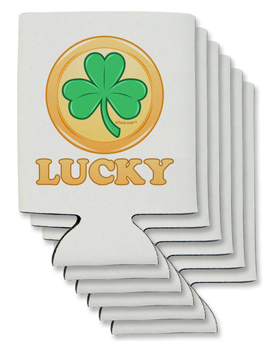 Shamrock Button - Lucky Can / Bottle Insulator Coolers by TooLoud-Can Coolie-TooLoud-6-Davson Sales