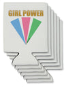 Girl Power Stripes Can / Bottle Insulator Coolers by TooLoud-Can Coolie-TooLoud-6-Davson Sales