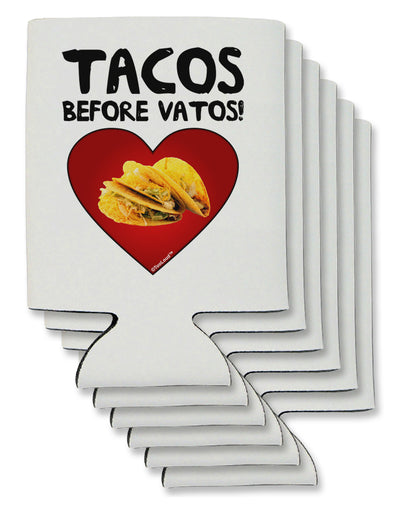 Tacos before Vatos Can / Bottle Insulator Coolers by TooLoud-Can Coolie-TooLoud-6-Davson Sales