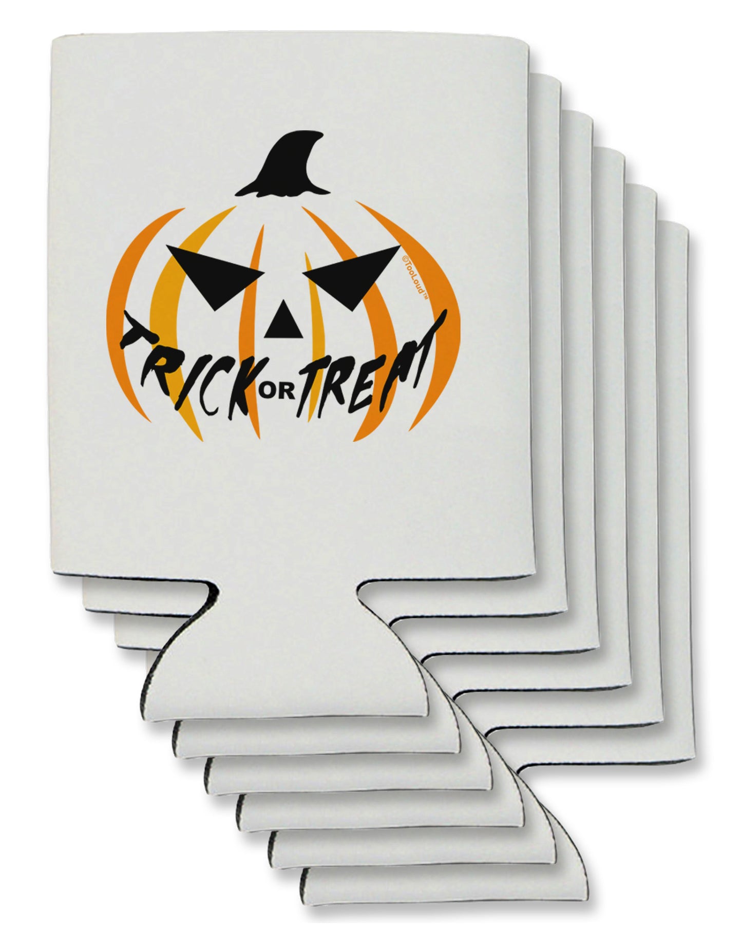 Trick or Treat Jack Can / Bottle Insulator Coolers-Can Coolie-TooLoud-6-Davson Sales