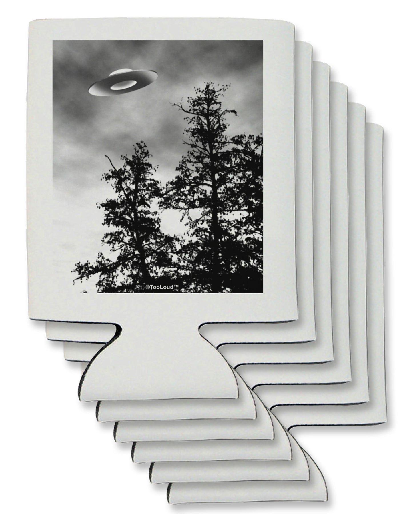 UFO Sighting - Extraterrestrial Can / Bottle Insulator Coolers by TooLoud-Can Coolie-TooLoud-6-Davson Sales