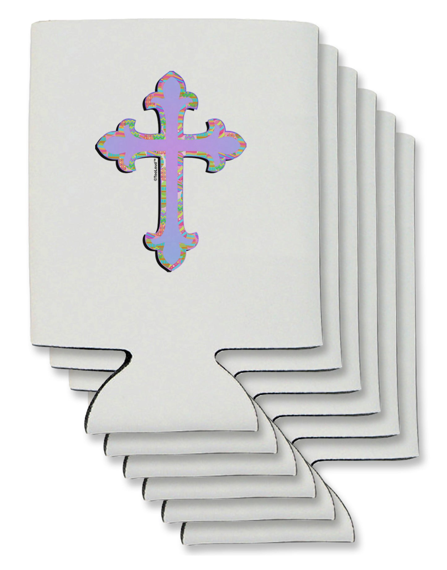 Easter Color Cross Can / Bottle Insulator Coolers-Can Coolie-TooLoud-6-Davson Sales