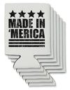 Made in Merica - Stars and Stripes Design Can / Bottle Insulator Coolers-Can Coolie-TooLoud-6-Davson Sales