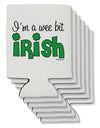 I'm A Wee Bit Irish Can / Bottle Insulator Coolers by TooLoud-Can Coolie-TooLoud-6-Davson Sales