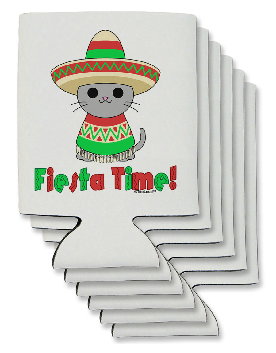 Fiesta Time - Cute Sombrero Cat Can / Bottle Insulator Coolers by TooLoud-Can Coolie-TooLoud-1-Davson Sales