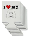 I Heart My - Cute Poodle Dog - White Can / Bottle Insulator Coolers by TooLoud-Can Coolie-TooLoud-6-Davson Sales