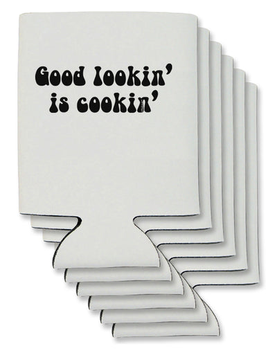 Good Lookin' Is Cookin' - Text Can / Bottle Insulator Coolers by TooLoud-Can Coolie-TooLoud-6-Davson Sales