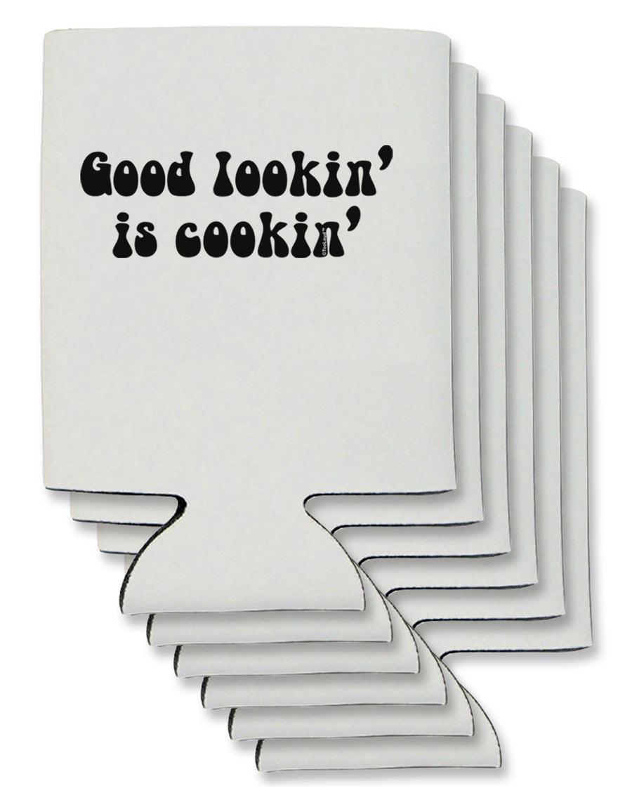 Good Lookin' Is Cookin' - Text Can / Bottle Insulator Coolers by TooLoud-Can Coolie-TooLoud-1-Davson Sales