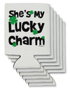 She's My Lucky Charm - Matching Couples Design Can / Bottle Insulator Coolers by TooLoud-Can Coolie-TooLoud-6-Davson Sales