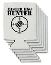 Easter Egg Hunter Black and White Can / Bottle Insulator Coolers by TooLoud-Can Coolie-TooLoud-6-Davson Sales