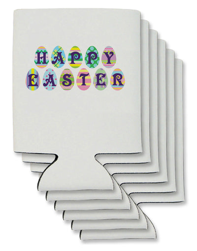 Easter Eggs Happy Easter Can / Bottle Insulator Coolers-Can Coolie-TooLoud-6 Pieces-Davson Sales