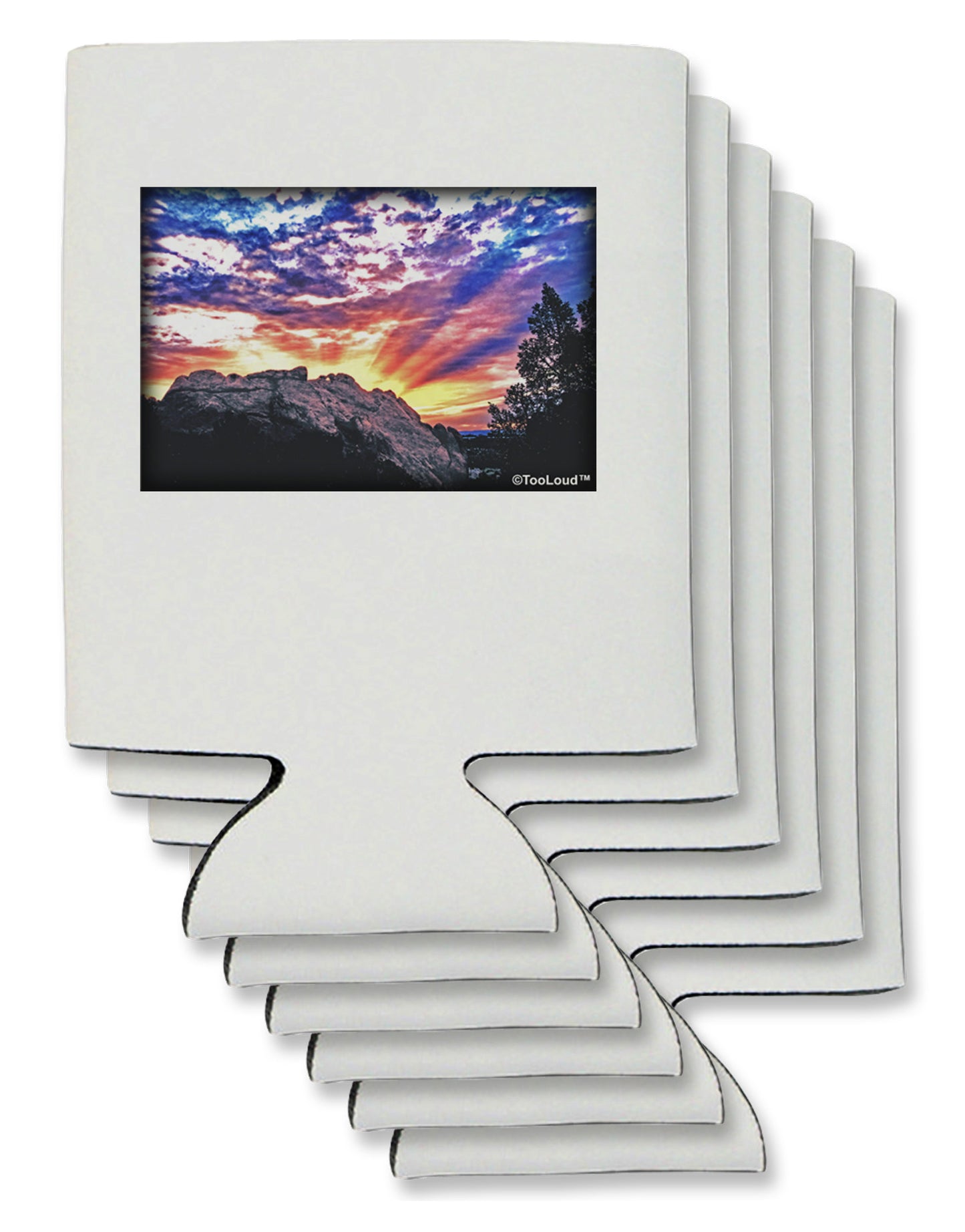 Colorado Rainbow Sunset Can / Bottle Insulator Coolers-Can Coolie-TooLoud-6-Davson Sales