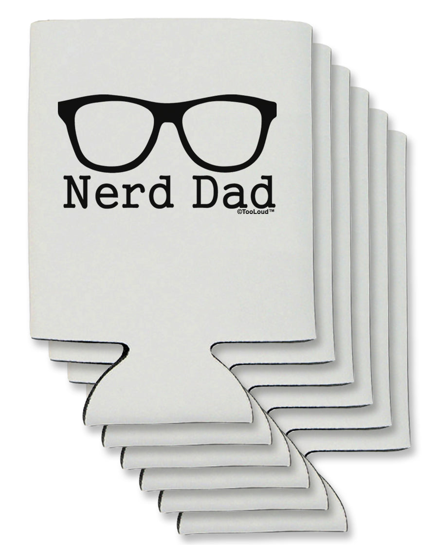 Nerd Dad - Glasses Can / Bottle Insulator Coolers by TooLoud-Can Coolie-TooLoud-1-Davson Sales