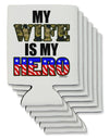 My Wife is My Hero - Armed Forces Can / Bottle Insulator Coolers by TooLoud-Can Coolie-TooLoud-6-Davson Sales