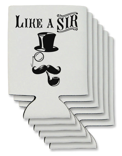 Like A Sir - Super Classy Can / Bottle Insulator Coolers-Can Coolie-TooLoud-6 Pieces-Davson Sales