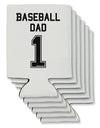 Baseball Dad Jersey Can / Bottle Insulator Coolers by TooLoud-Can Coolie-TooLoud-6-Davson Sales