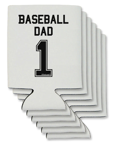 Baseball Dad Jersey Can / Bottle Insulator Coolers by TooLoud-Can Coolie-TooLoud-6-Davson Sales