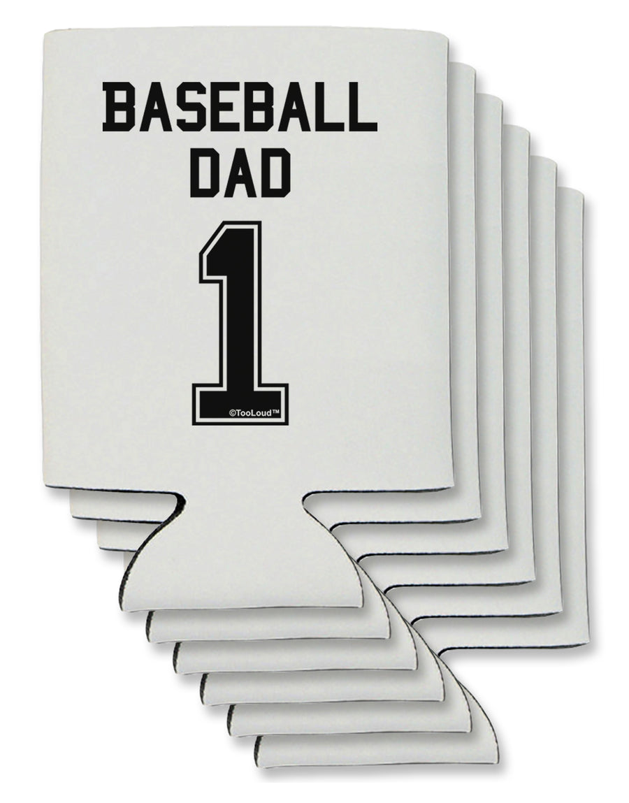 Baseball Dad Jersey Can / Bottle Insulator Coolers by TooLoud-Can Coolie-TooLoud-1-Davson Sales