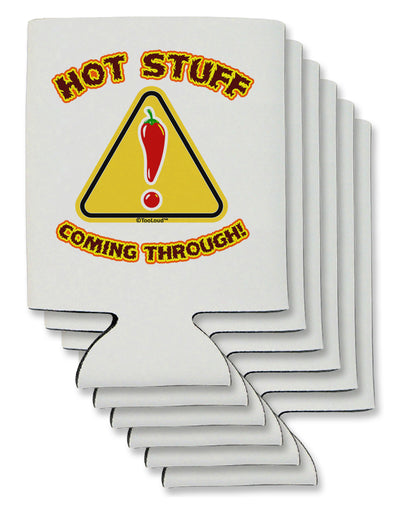 Hot Stuff Coming Through Can / Bottle Insulator Coolers-Can Coolie-TooLoud-6 Pieces-Davson Sales