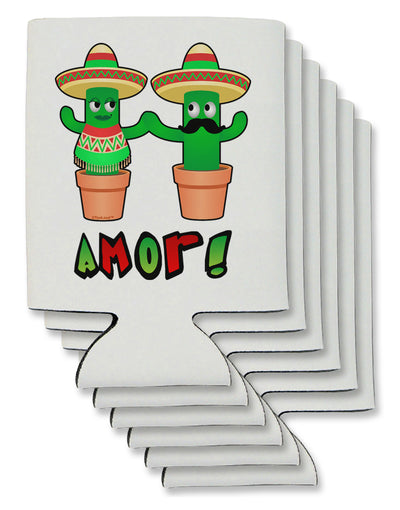 Fiesta Cactus Couple Amor Can / Bottle Insulator Coolers by TooLoud-Can Coolie-TooLoud-6-Davson Sales