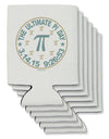 The Ultimate Pi Day Emblem Can / Bottle Insulator Coolers by TooLoud-Can Coolie-TooLoud-6-Davson Sales