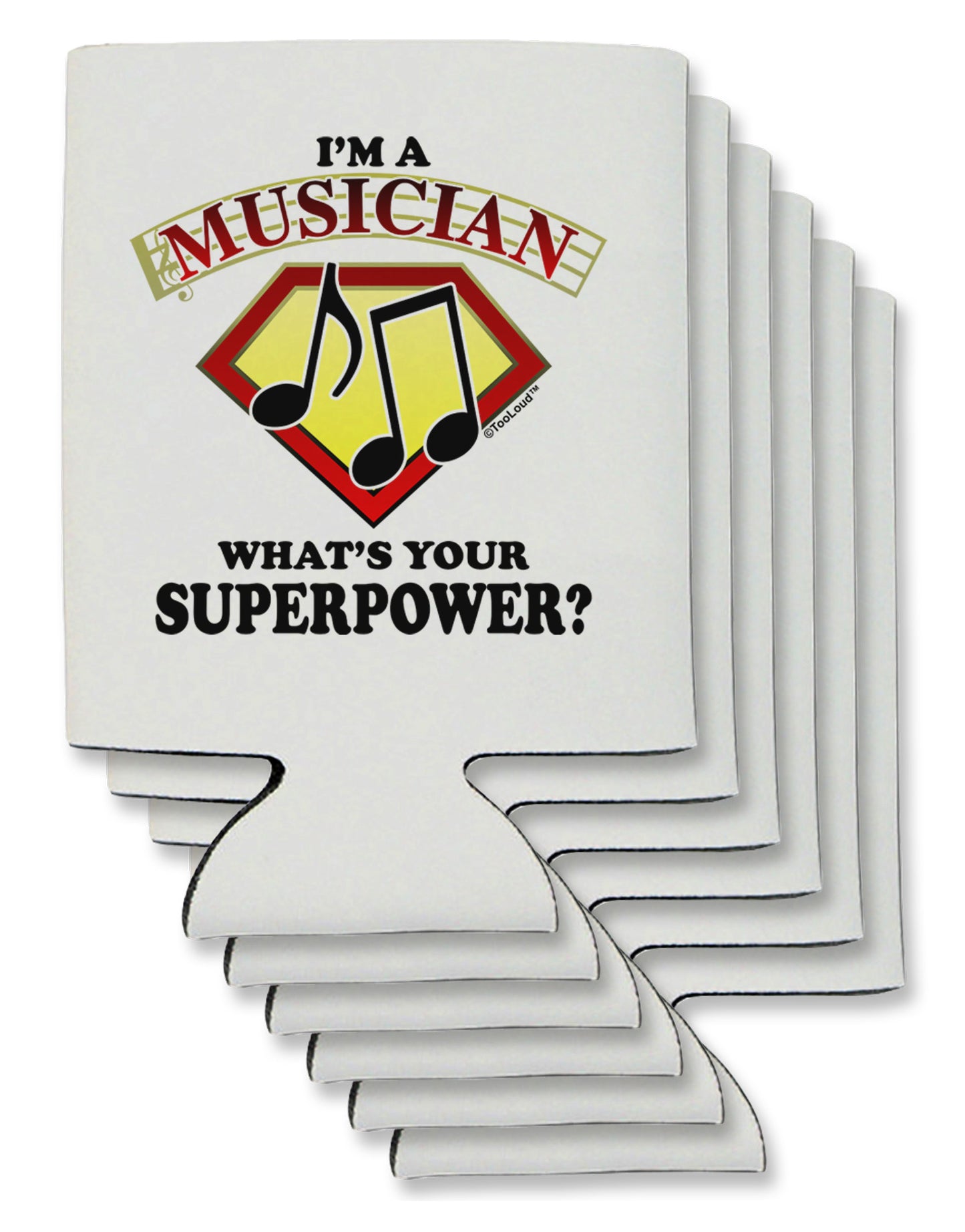 Musician - Superpower Can / Bottle Insulator Coolers-Can Coolie-TooLoud-6-Davson Sales