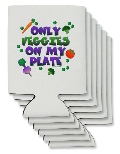 Only Veggies On My Plate Can / Bottle Insulator Coolers-Can Coolie-TooLoud-6-Davson Sales