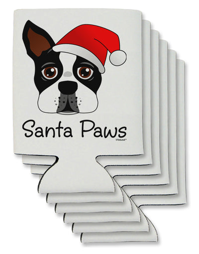 Santa Paws Christmas Dog Can / Bottle Insulator Coolers-Can Coolie-TooLoud-6 Pieces-Davson Sales