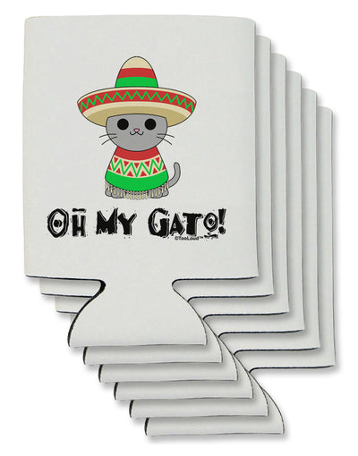 Oh My Gato - Cinco De Mayo Can / Bottle Insulator Coolers by TooLoud-Can Coolie-TooLoud-6-Davson Sales