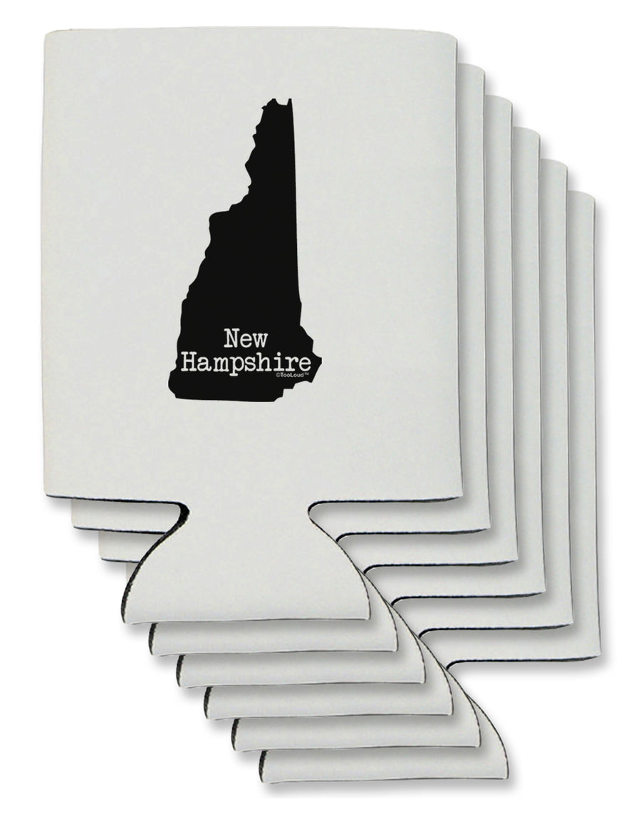 New Hampshire - United States Shape Can / Bottle Insulator Coolers by TooLoud-Can Coolie-TooLoud-1-Davson Sales