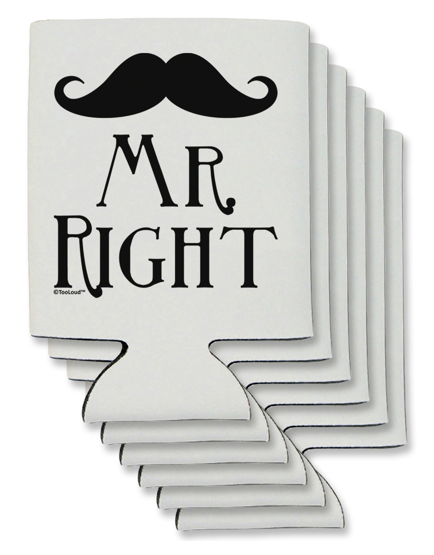 Mr Right Can / Bottle Insulator Coolers-Can Coolie-TooLoud-6-Davson Sales