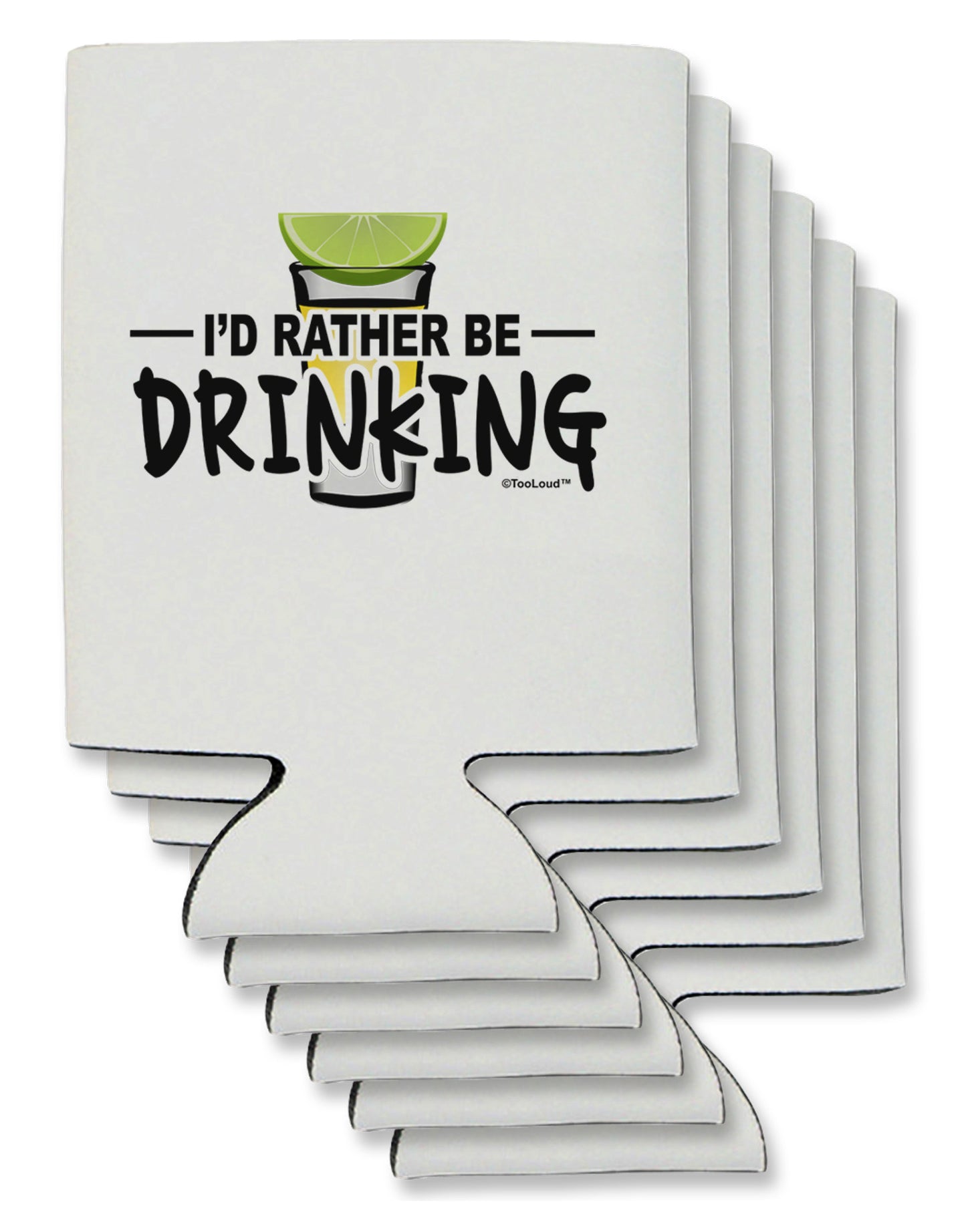I'd Rather Be Drinking Can / Bottle Insulator Coolers-Can Coolie-TooLoud-6-Davson Sales