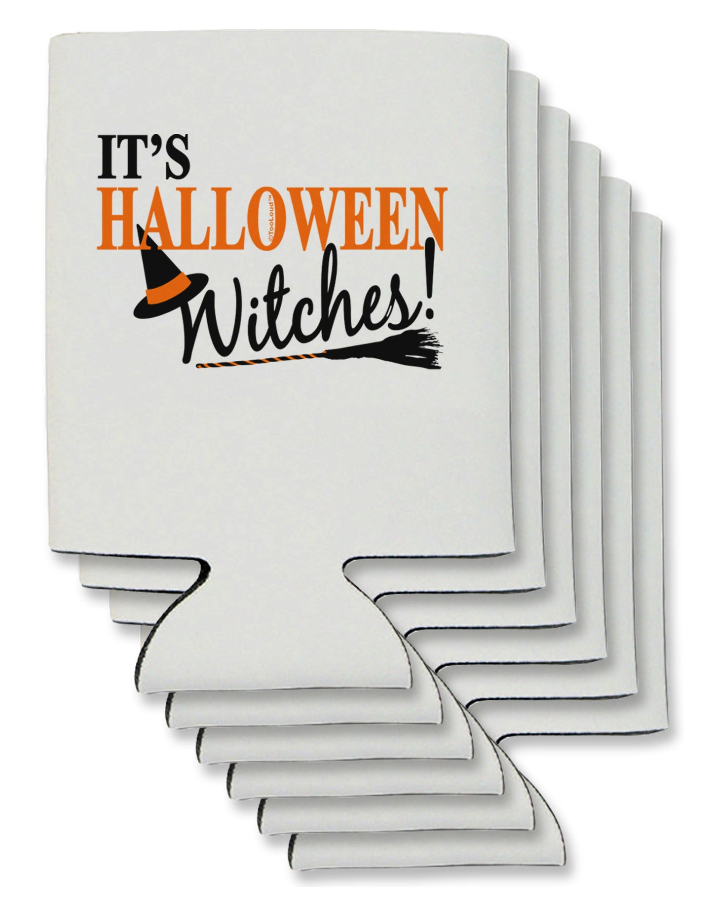 It's Halloween Witches Hat Can / Bottle Insulator Coolers-Can Coolie-TooLoud-6-Davson Sales
