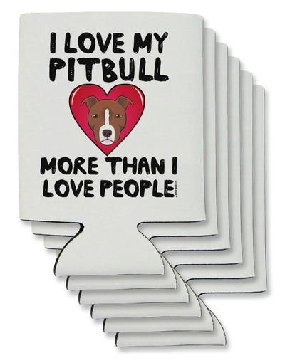 Love Pitbull More Than People Can / Bottle Insulator Coolers by TooLoud-Can Coolie-TooLoud-6-Davson Sales