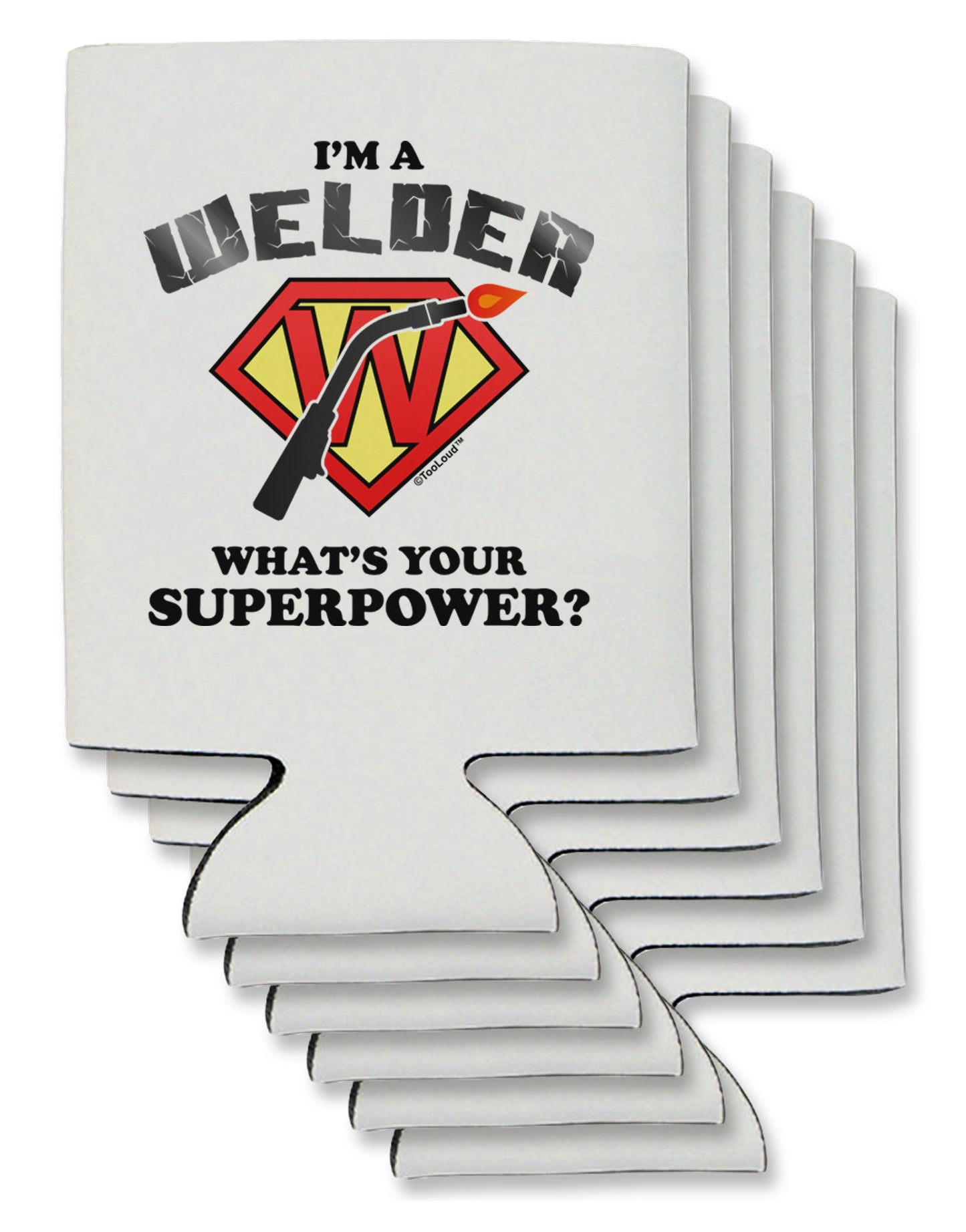 Welder - Superpower Can / Bottle Insulator Coolers-Can Coolie-TooLoud-6-Davson Sales