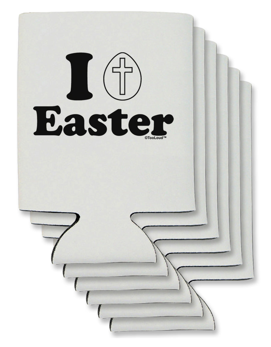 I Egg Cross Easter Design Can / Bottle Insulator Coolers by TooLoud-Can Coolie-TooLoud-1-Davson Sales