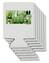 Buy Local - Green Tomatoes Text Can / Bottle Insulator Coolers-Can Coolie-TooLoud-6 Pieces-Davson Sales